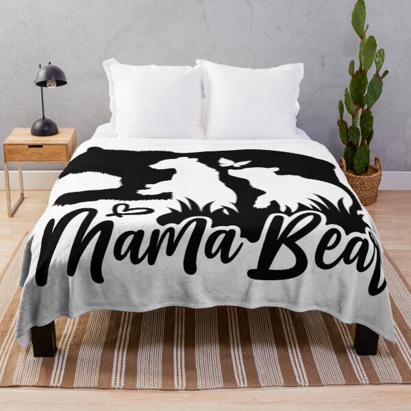 Item preview, Mama bear and two teddy bears. designed and sold by CozyGraphicShop.