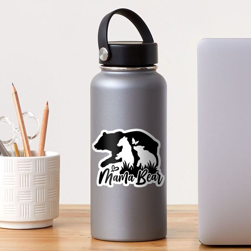 Mama Bear Water Bottle - Blush and Bold Collective