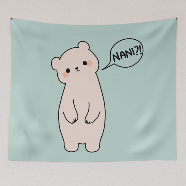 Item preview, Bear says Nani?! designed and sold by Neadoodles.