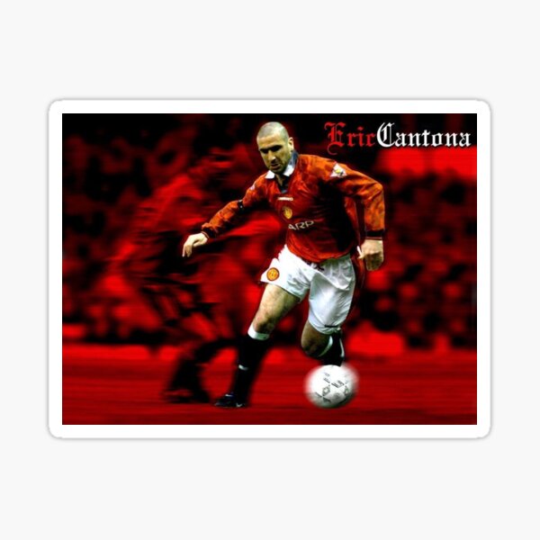"Eric Cantona Fun art" Sticker by tuasnokesel83 Redbubble