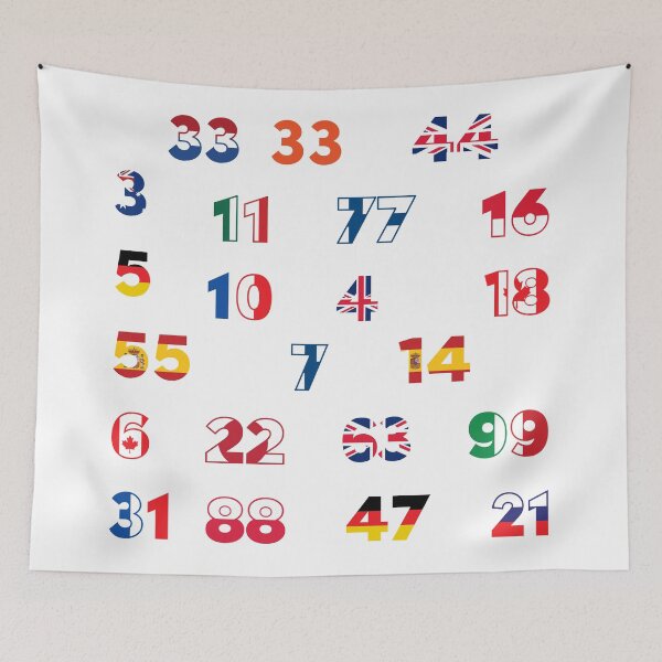 Item preview, Driver Numbers 2021 Set designed and sold by F440.