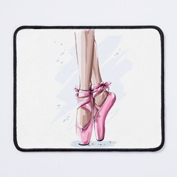 Item preview, Ballet Pointe Shoes Illustration  designed and sold by Dollfacedesign.