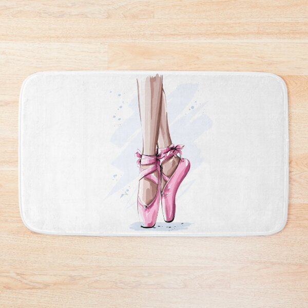 Item preview, Ballet Pointe Shoes Illustration  designed and sold by Dollfacedesign.