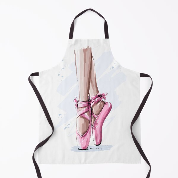 Item preview, Ballet Pointe Shoes Illustration  designed and sold by Dollfacedesign.
