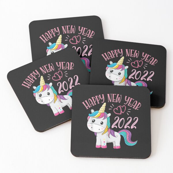 Artikelvorschau, Unicorns Happy new year 2022 Funny Unicorns Design 2022 NYE T-Shirt entworfen und verkauft von Blank-Branson.