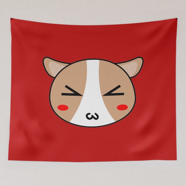Item preview, Cute Scared Kawaii Hamster - Hampter Meme designed and sold by thecooltable.