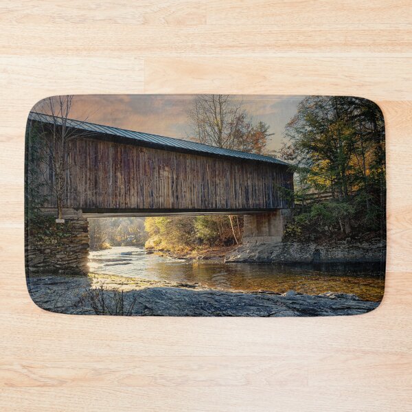 Item preview, Montgomery Covered Bridge - Vermont designed and sold by Kathy Weaver.