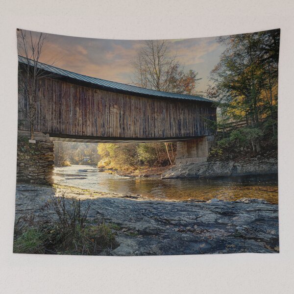 Item preview, Montgomery Covered Bridge - Vermont designed and sold by Kathy Weaver.