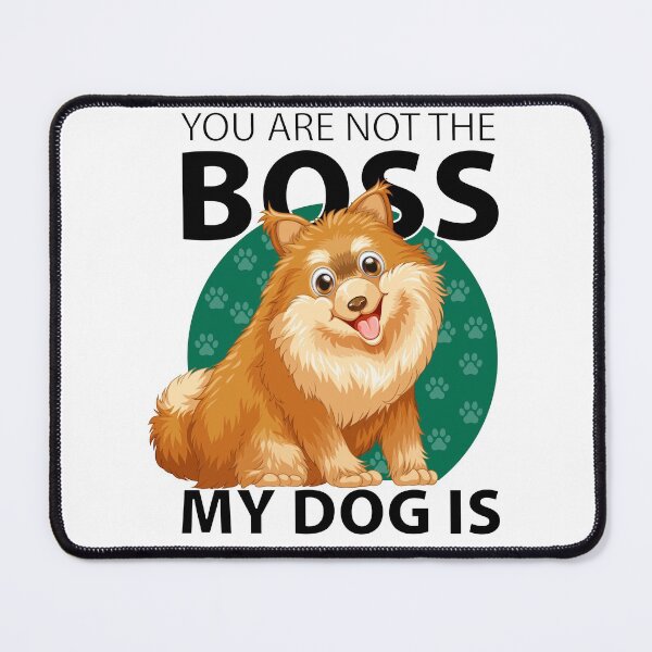 Item preview, My Dog Is Boss Vector  designed and sold by Cre8iveSkill.