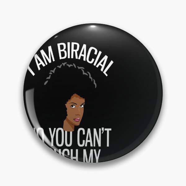 Artikelvorschau, ICH BIN BIRACIAL NEIN DU KANNST MEINE LOCKEN NICHT BERÜHREN entworfen und verkauft von RetroPlaceee.