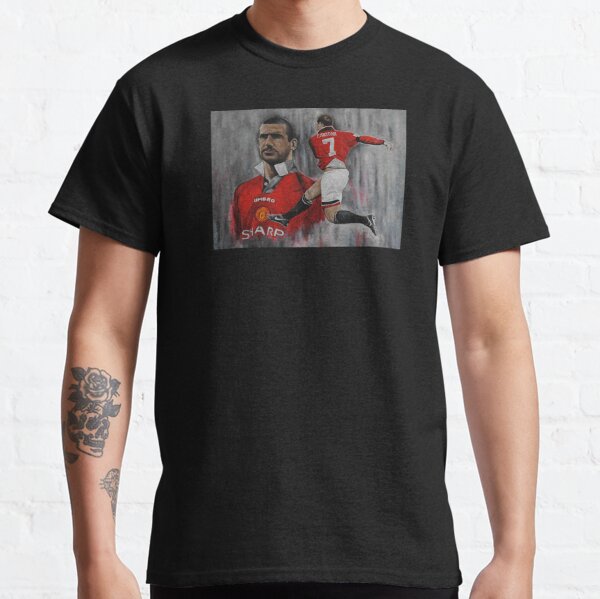 Wallpaper Eric Cantona T-Shirt by Sono Sini - Pixels