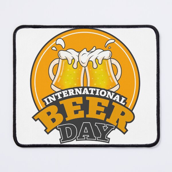 Item preview, Intrenational Beer Day Vector Graphics designed and sold by Cre8iveSkill.