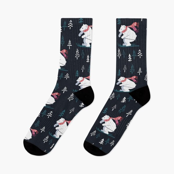 Item preview, Polar bear ski -  adorable winter animals  designed and sold by Patrick Gervacio.