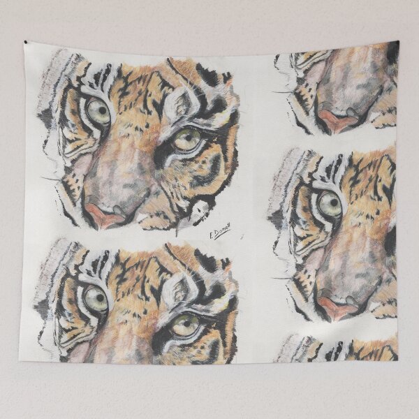 Item preview, Tiger Face 2 designed and sold by lizdomett.