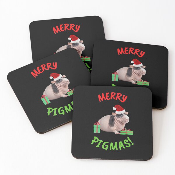 Item preview, Merry Pigmas Christmas Skinny Guinea Pig Santa Funny designed and sold by Artventurous.