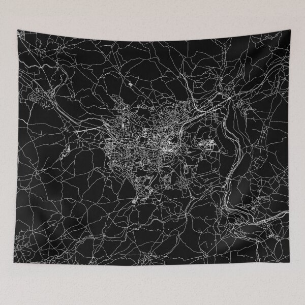 Item preview, Bath Black Map designed and sold by multiplicitymap.