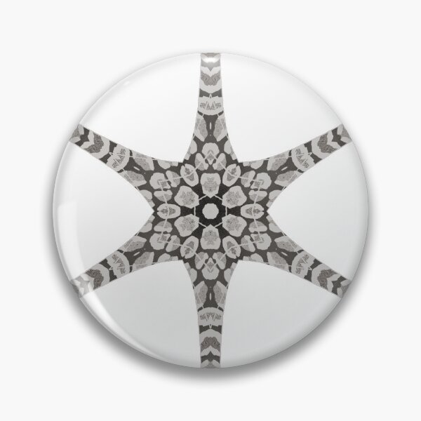 Item preview, Six Arm Kaleidoscope in Gray designed and sold by AlteredAtelier.