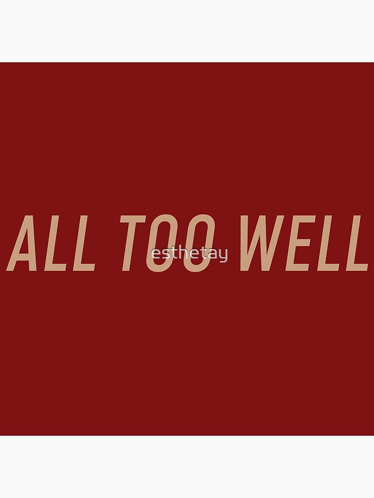 all-too-well-poster-by-esthetay-redbubble