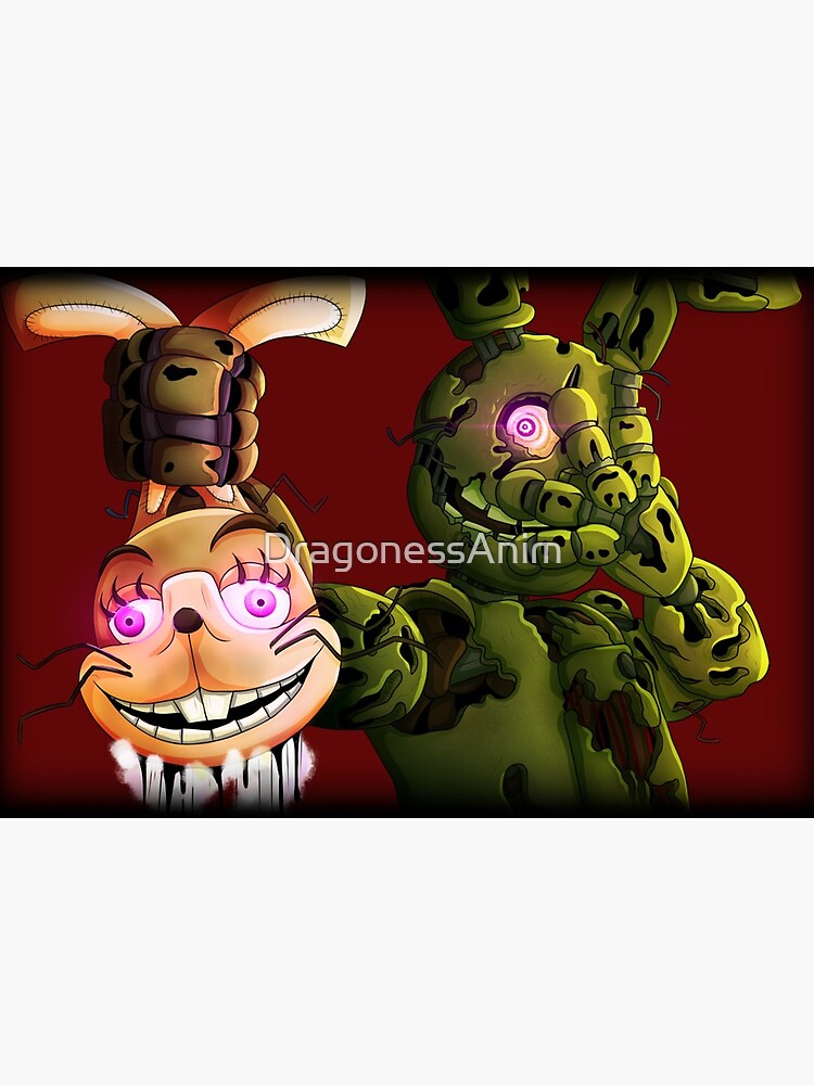 Into the Pit but it's Springtrap REMASTERED Art Print for Sale by  DragonessAnim