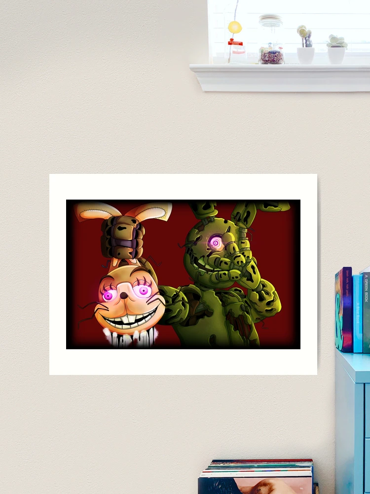 FNAF Springtrap V2 5x7in Art Print 