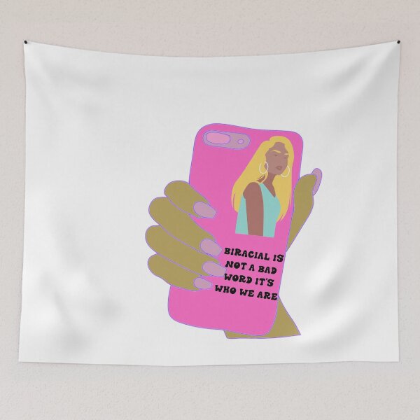Item preview, BIRACIAL IS NOT A BAD WORD IT'S WHO WE ARE   designed and sold by RetroPlaceee.