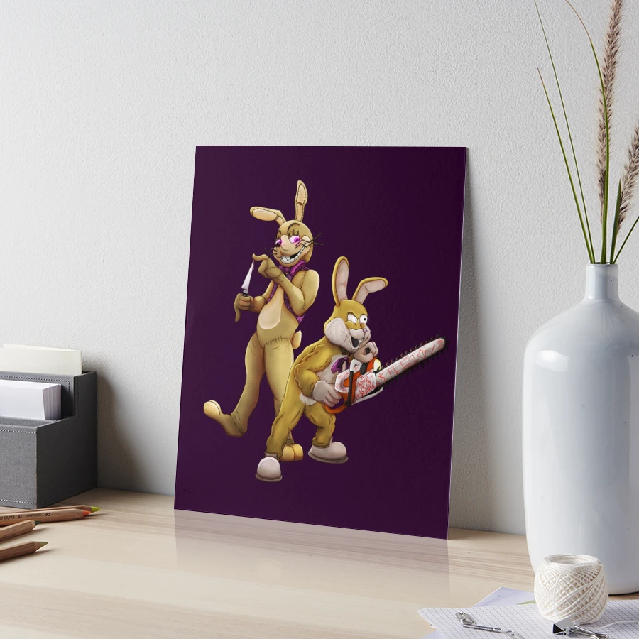 Five nights at Freddie's Glitchtrap  Art Print for Sale by Louaffi Shop