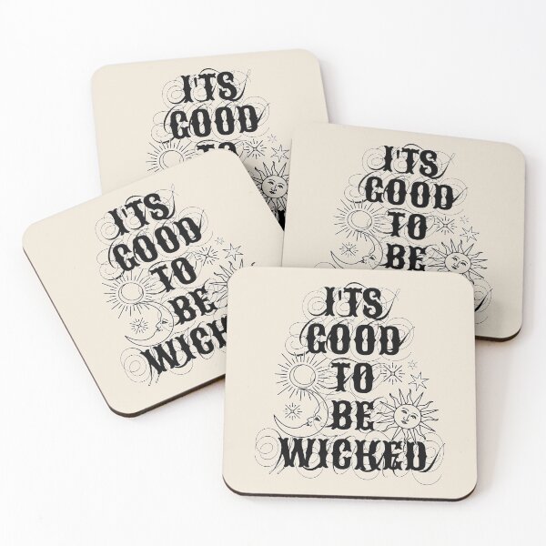 Item preview, It's Good To Be Wicked Gothic Ornamental Style Slogan designed and sold by TrulyEpoque.