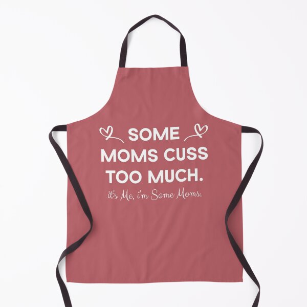 Apron When Mom is Cooking, Kitchen Apron With Three-section Pocket, Mommy,  Mama, Mom, Cooking Gift for Mothers Day, Funny Humor Gifts 