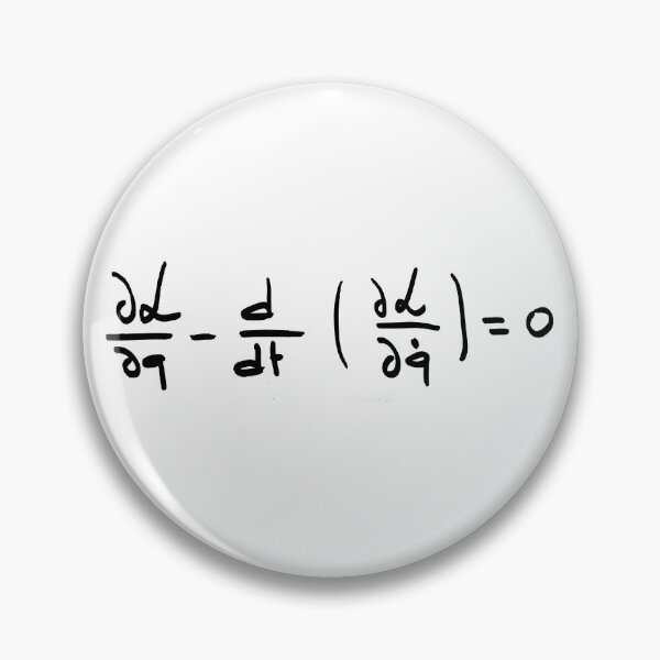 Item preview, Euler lagrange equation handwritten, physics and science designed and sold by NoetherSym.