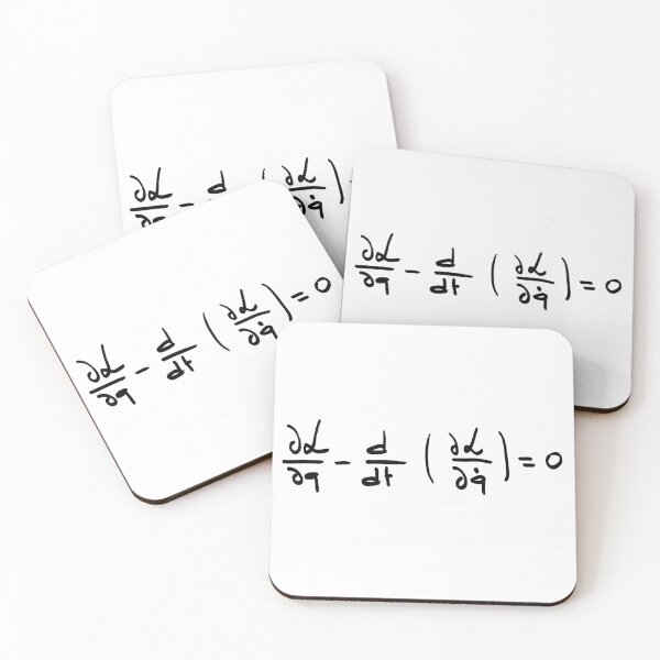 Item preview, Euler lagrange equation handwritten, physics and science designed and sold by NoetherSym.