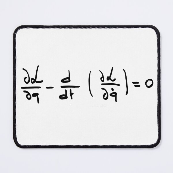 Item preview, Euler lagrange equation handwritten, physics and science designed and sold by NoetherSym.