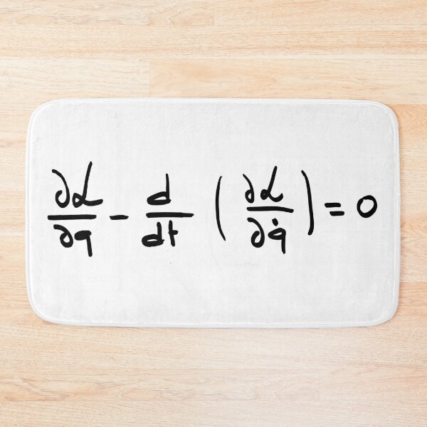 Item preview, Euler lagrange equation handwritten, physics and science designed and sold by NoetherSym.
