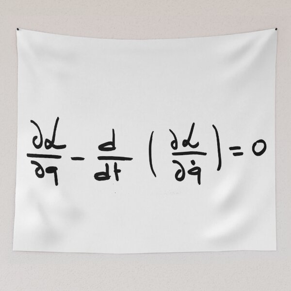 Item preview, Euler lagrange equation handwritten, physics and science designed and sold by NoetherSym.