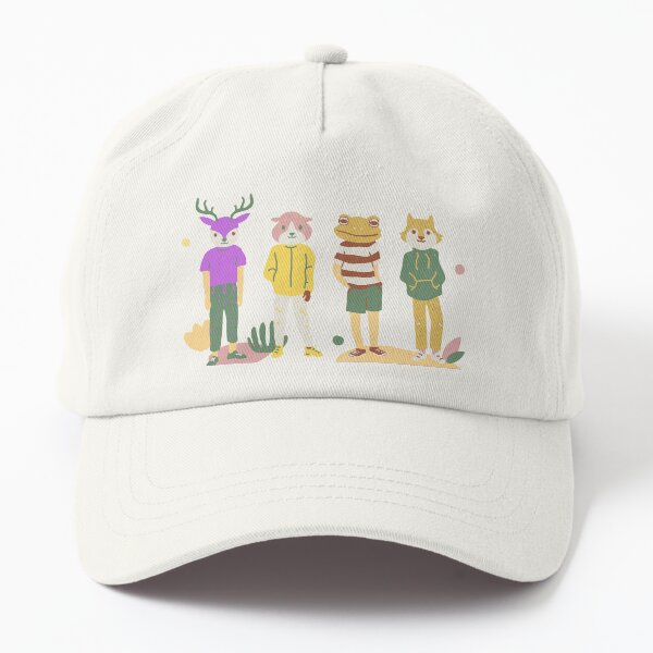 Squad Pink Yellow Green Animal Friends Funny Classic T-Shirt Dad Hat