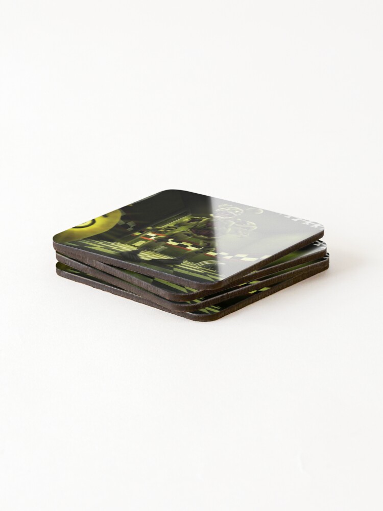 Thumbnail 4 of 5, Coasters (Set of 4), Grotesque Springtrap designed and sold by DragonessAnim.