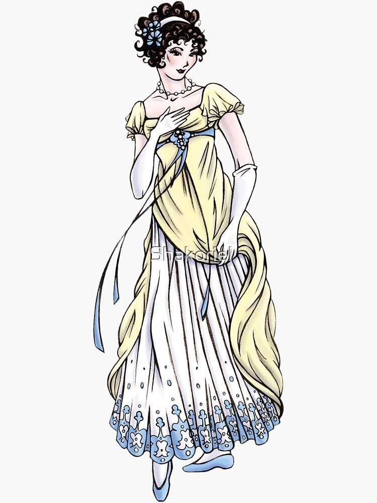 Lady Cecilia Fifield - Regency Fashion Illustration by Shakoriel