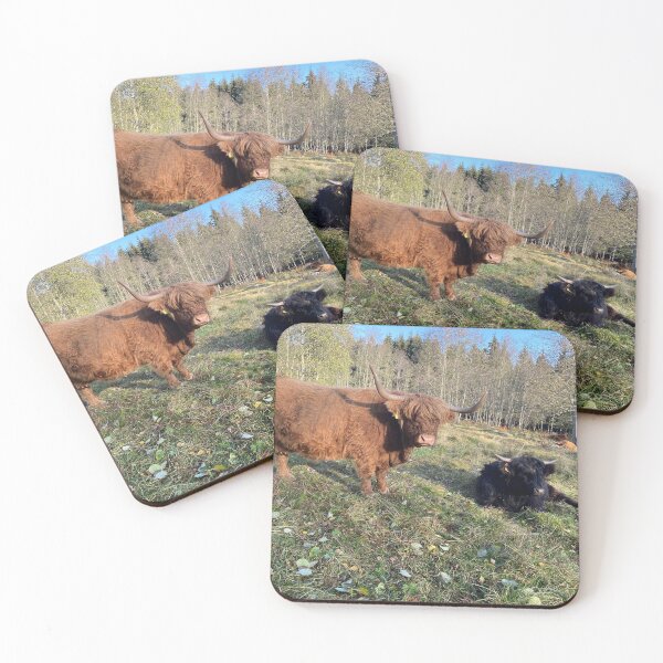 Item preview, Scottish Highland Cattle Cow and Calf 3016 designed and sold by SaarelaHighland.
