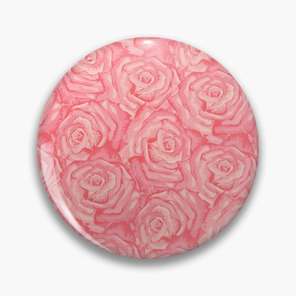 Item preview, Cute Bed of Pink Roses Pattern designed and sold by PinkPandaDesign.