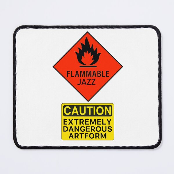 Item preview, Flammable Jazz designed and sold by Corry Bros Jazz Stuff Shop.