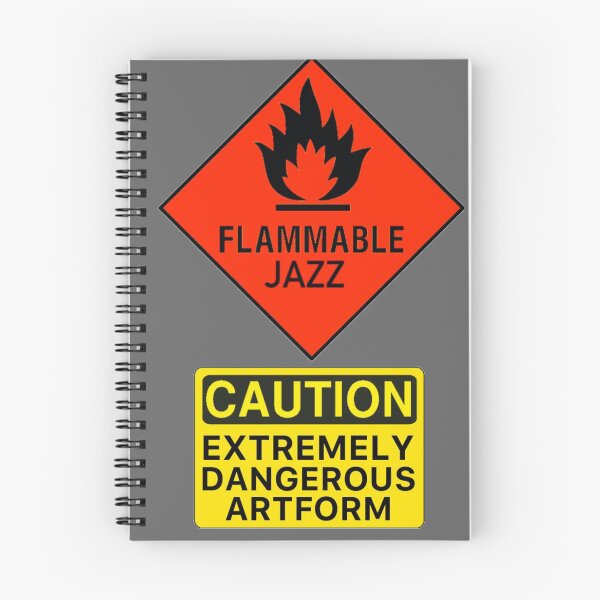Item preview, Flammable Jazz designed and sold by Corry Bros Jazz Stuff Shop.