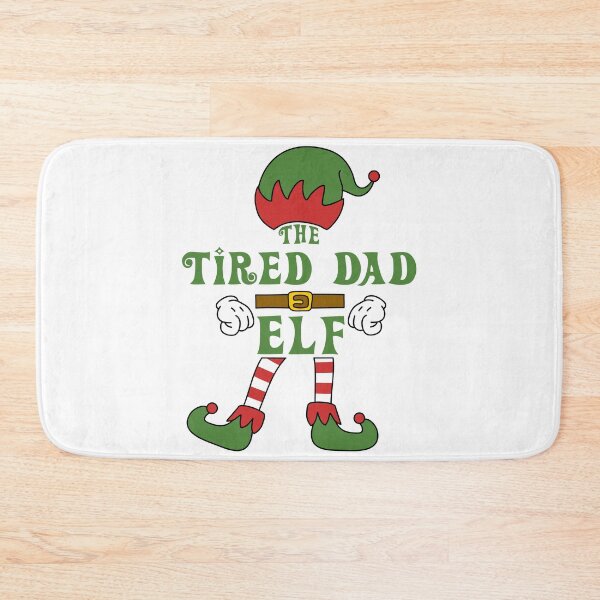 Item preview, The Tired Dad Elf Christmas Family Matching Outfits Group Attire designed and sold by onicon.