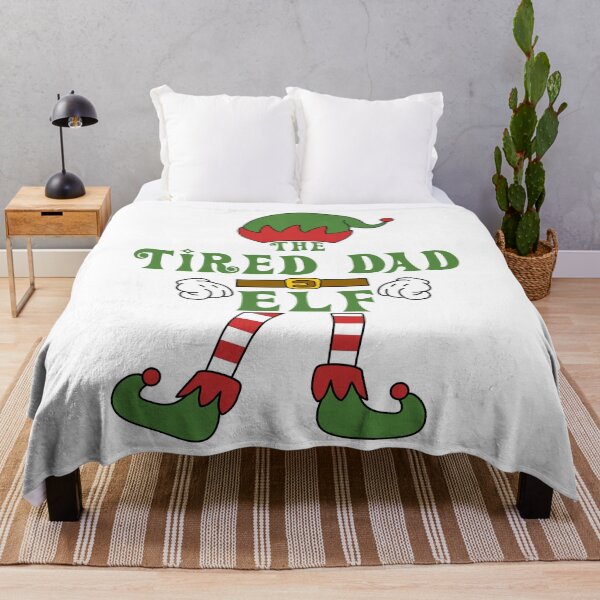 Item preview, The Tired Dad Elf Christmas Family Matching Outfits Group Attire designed and sold by onicon.
