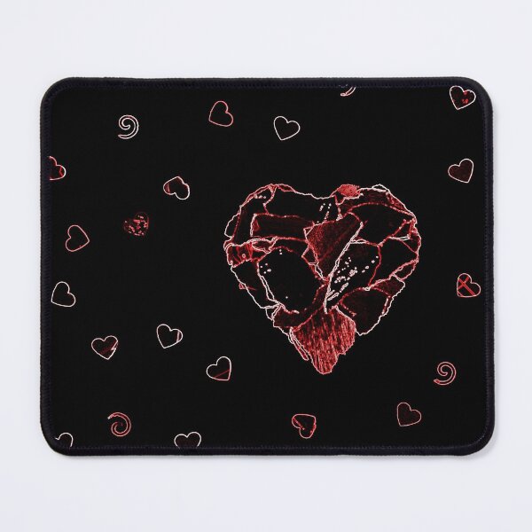 Item preview, Red and black heart designed and sold by GreenNote.