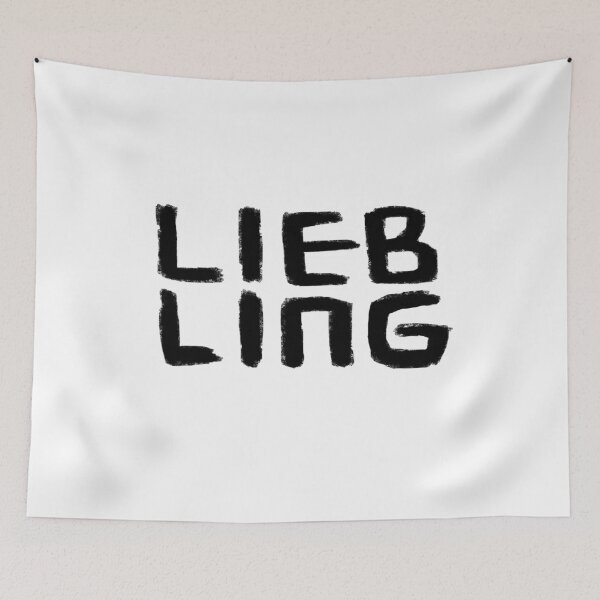 Item preview, Liebling for Sweetheart, Darling, Love, German word designed and sold by badlydrawnbabe.