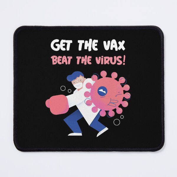 Item preview, Get the Vax, Beat the Virus! designed and sold by WPahat.
