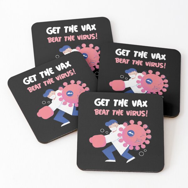 Item preview, Get the Vax, Beat the Virus! designed and sold by WPahat.