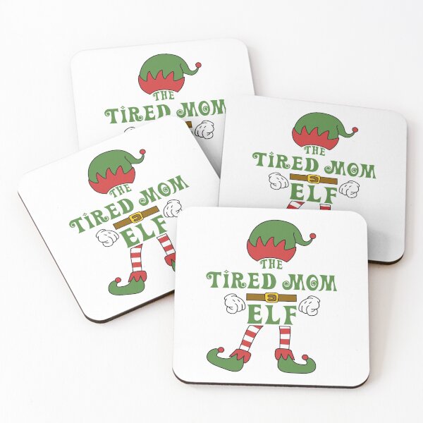Item preview, The Tired Mom Elf Christmas Family Matching Outfits Group Attire designed and sold by onicon.