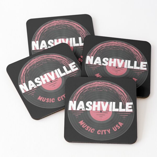 Item preview, Nashville - Music City - Pink designed and sold by DerickQuince.