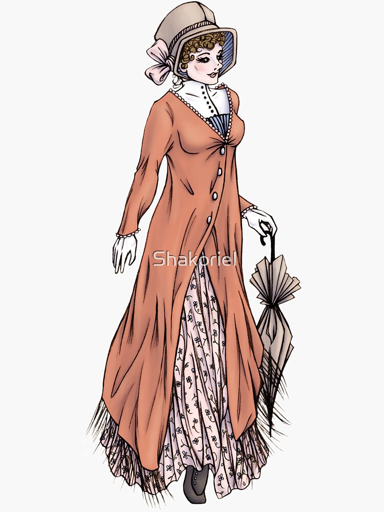 Miss Phoebe Churcham - Regency Fashion Illustration by Shakoriel