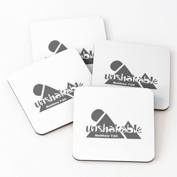Item preview, Christian Design - Unshakable - Matthew 7 verse 24 designed and sold by simplydesignart.